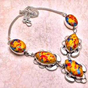 Yellow rare mosaic jasper!